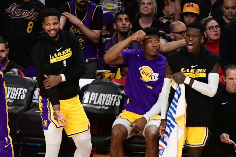 Malik Beasley, Rui Hachimura and Dennis Schröder Malik Beasley, Rui Hachimura and Dennis Schröder