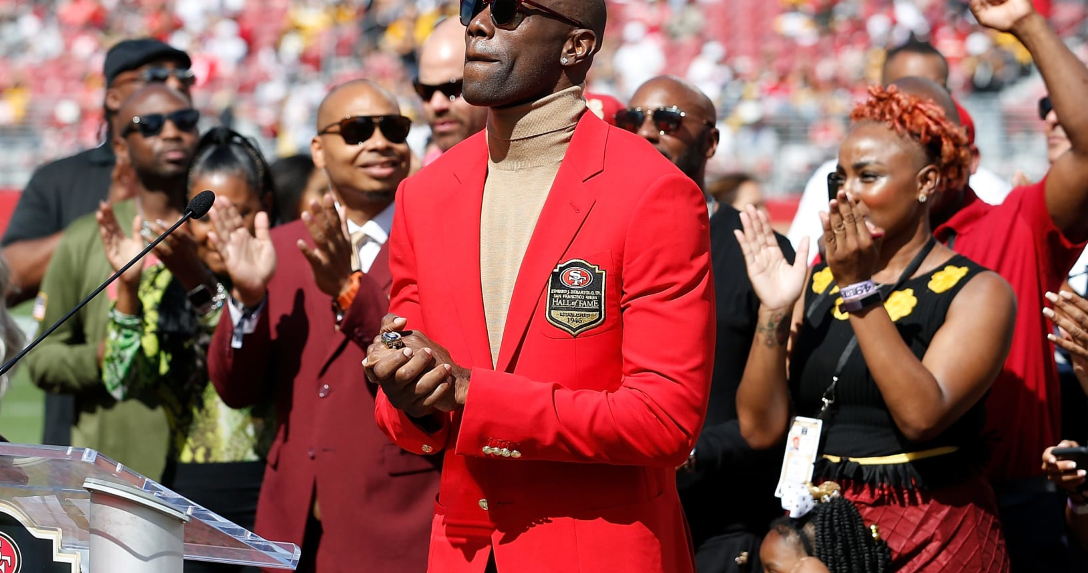 What does Terrell Owens think of Garoppolo, Mariucci and 40 times