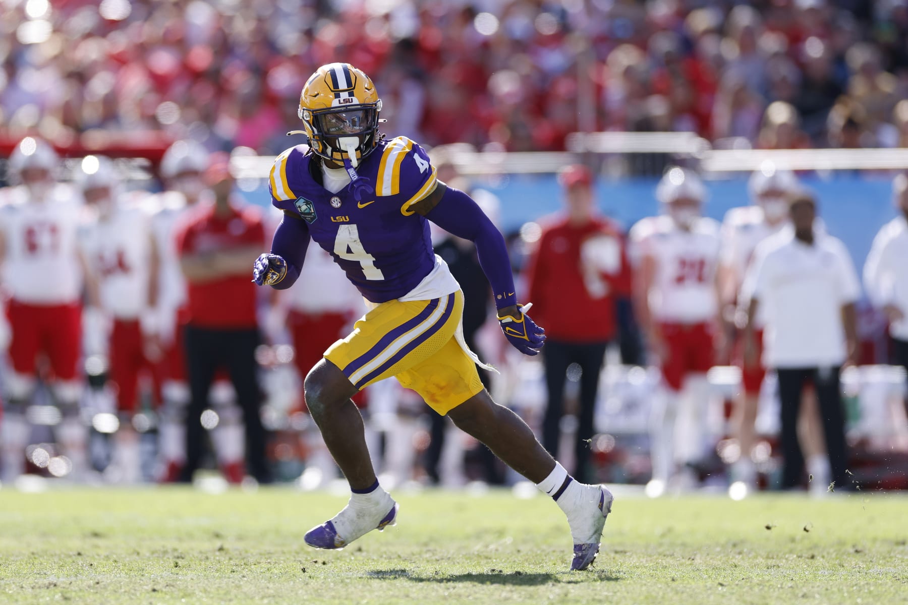 LSU Tigers linebacker Harold Perkins Jr.