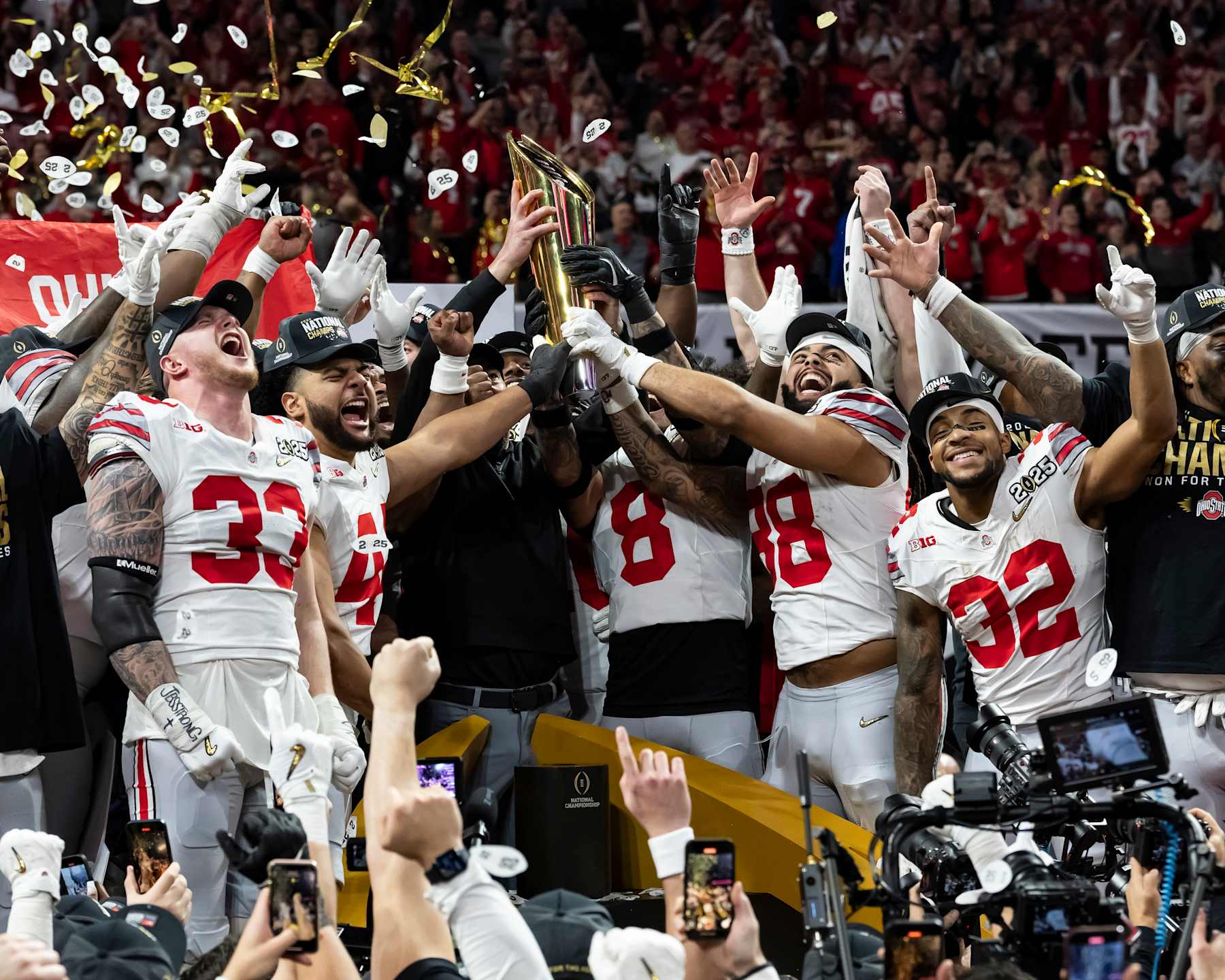 Ohio State vs. Notre Dame 2025 CFP Championship Game Averages 22.1M