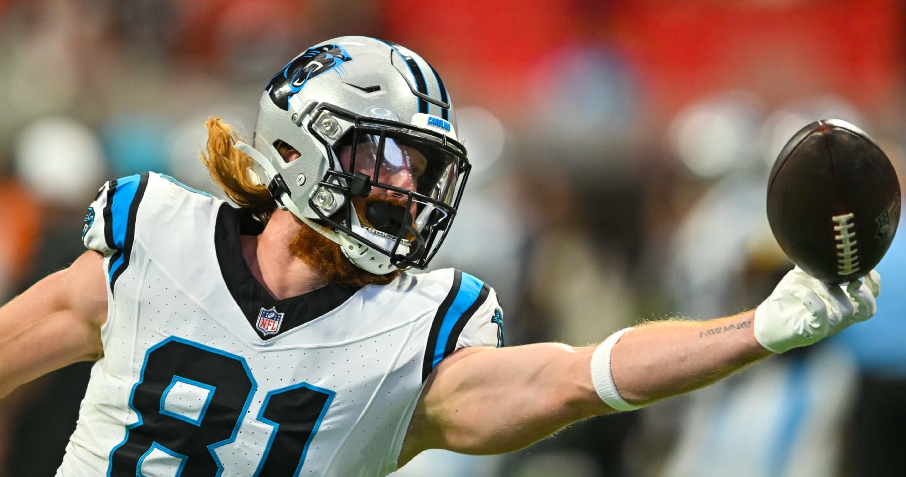 Panthers' Hayden Hurst: Fan Gave Back Ball From Bryce Young's 1st