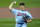 Minnesota Twins pitcher Homer Bailey throws against the Detroit Tigers in the first inning of a baseball game Tuesday, Sept. 22, 2020, in Minneapolis. (AP Photo/Jim Mone)
