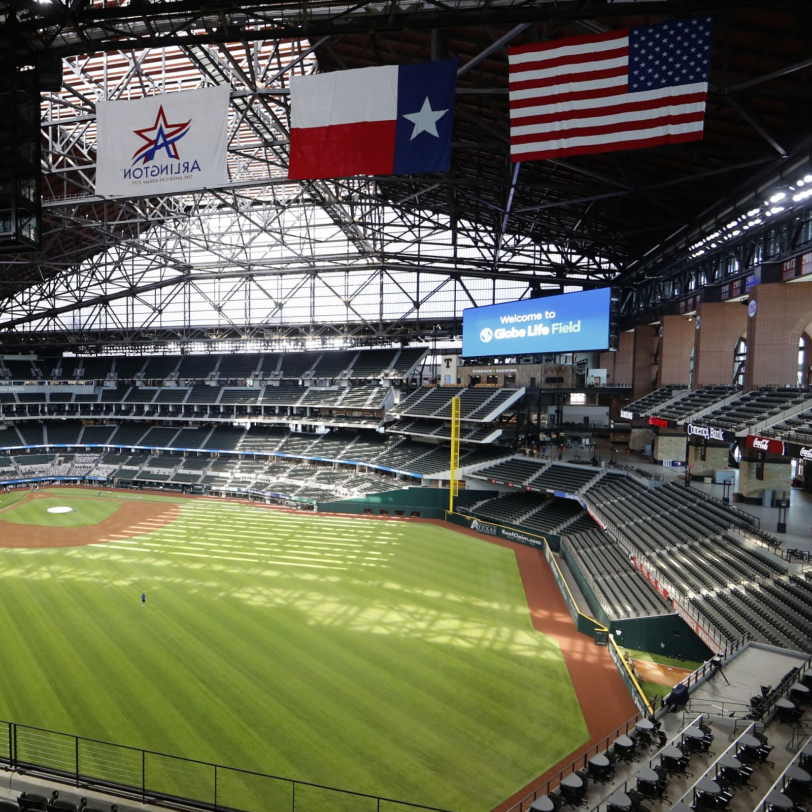 Rob Manfred, Rangers legends reveal 2024 MLB All-Star Game logo at Globe  Life Field