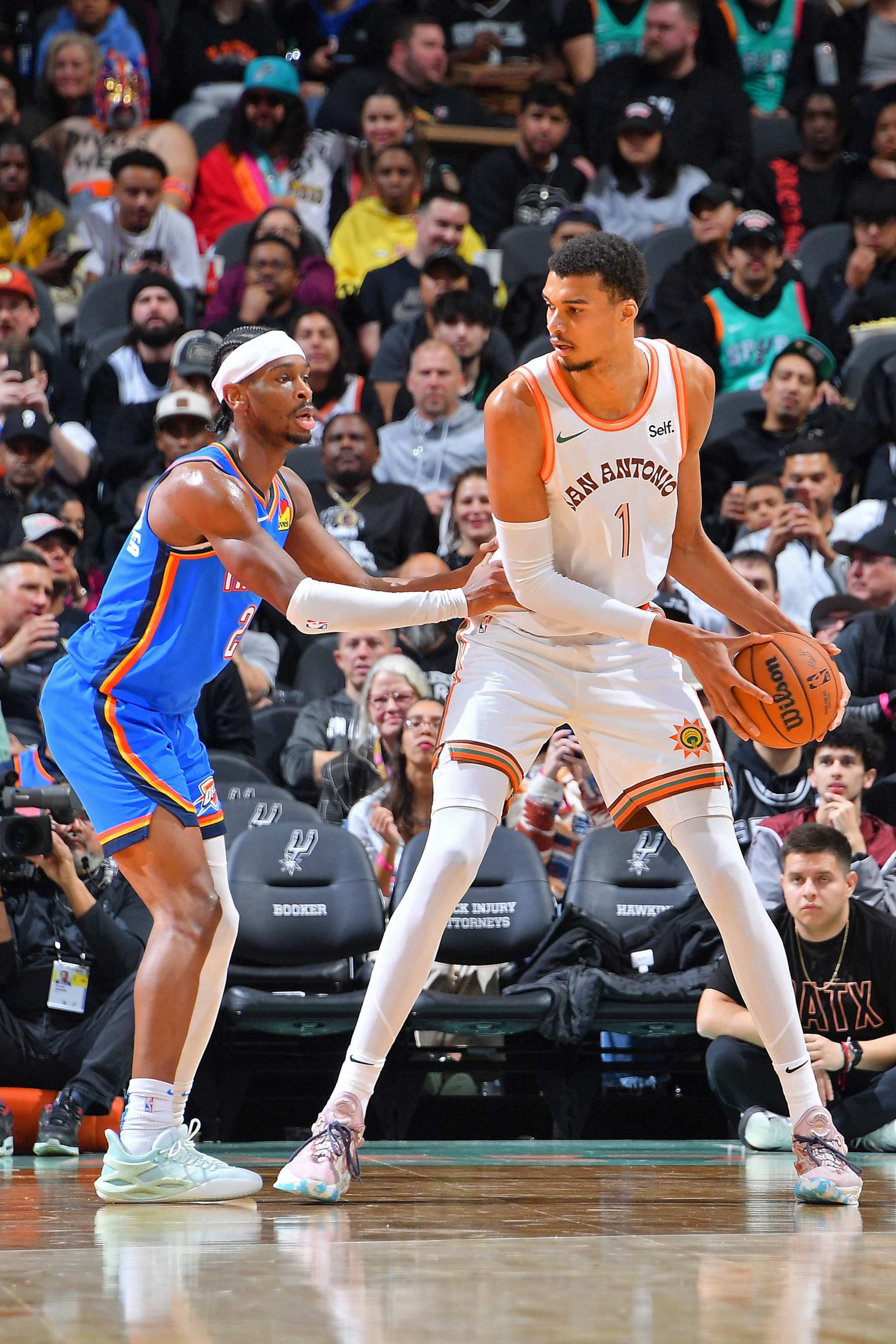 Shai Gilgeous-Alexander and Victor Wembanyama