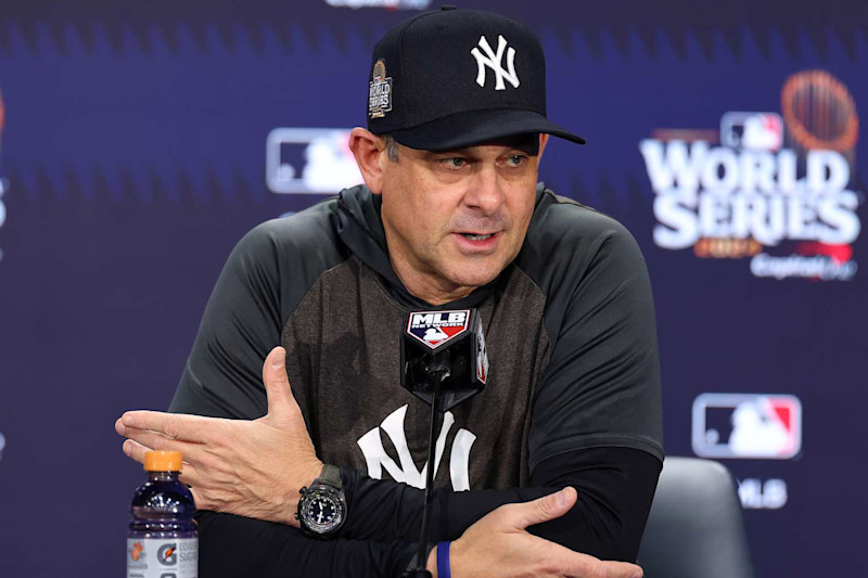 Yankees Aaron Boone Hopefully We Can Go Be This Amazing Story and Shock the World News Scores Highlights Stats and Rumors Bleacher Report