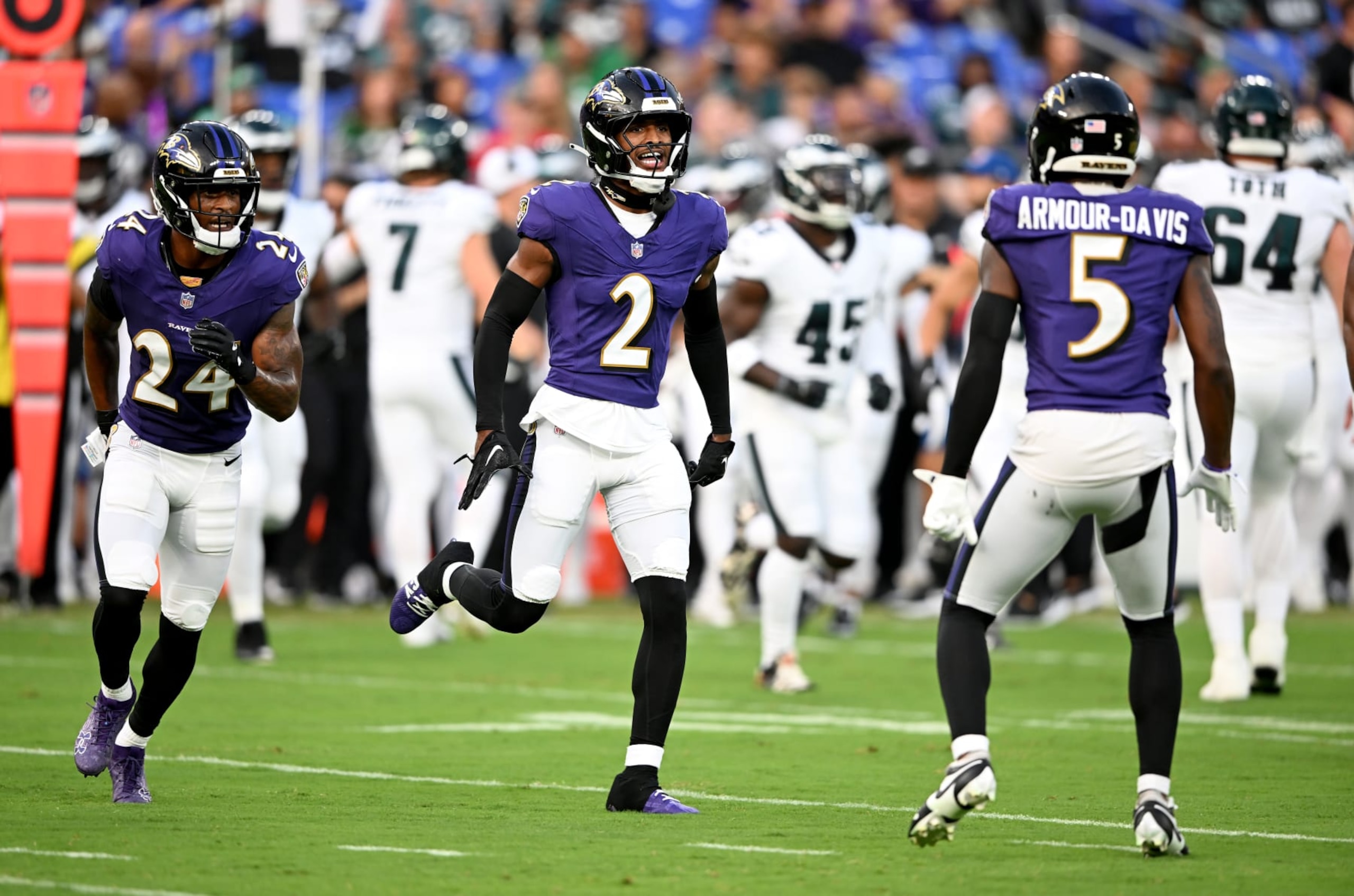 Baltimore Ravens cornerback Nate Wiggins
