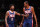 BROOKLYN, NY - APRIL 25: Kyrie Irving #11 talks to Kevin Durant #7 of the Brooklyn Nets during Round 1 Game 4 of the 2022 NBA Playoffs on April 25, 2022 at Barclays Center in Brooklyn, New York. NOTE TO USER: User expressly acknowledges and agrees that, by downloading and or using this Photograph, user is consenting to the terms and conditions of the Getty Images License Agreement. Mandatory Copyright Notice: Copyright 2022 NBAE (Photo by Nathaniel S. Butler/NBAE via Getty Images)