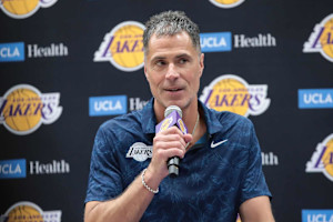 Lakers Open to Trading 2 Picks If It Leads to 'Sustainable' Excellence, Pelinka Says