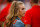 DENVER, CO - OCTOBER 17: Brittany Matthews, girlfriend of quarterback Patrick Mahomes of the Kansas City Chiefs, looks on before a game against the Denver Broncos at Empower Field at Mile High on October 17, 2019 in Denver, Colorado. (Photo by Justin Edmonds/Getty Images)
