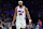 PHILADELPHIA, PENNSYLVANIA - JANUARY 15: Guerschon Yabusele #28 of the Philadelphia 76ers looks on against the New York Knicks at the Wells Fargo Center on January 15, 2025 in Philadelphia, Pennsylvania. The Knicks defeated the 76ers 125-119 in overtime. NOTE TO USER: User expressly acknowledges and agrees that, by downloading and/or using this photograph, user is consenting to the terms and conditions of the Getty Images License Agreement. (Photo by Mitchell Leff/Getty Images)