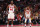CHICAGO, ILLINOIS - OCTOBER 24: Patrick Williams #44 and Ayo Dosunmu #12 of the Chicago Bulls looks on against the Boston Celtics during the second half at United Center on October 24, 2022 in Chicago, Illinois. NOTE TO USER: User expressly acknowledges and agrees that, by downloading and or using this photograph, User is consenting to the terms and conditions of the Getty Images License Agreement. (Photo by Michael Reaves/Getty Images)