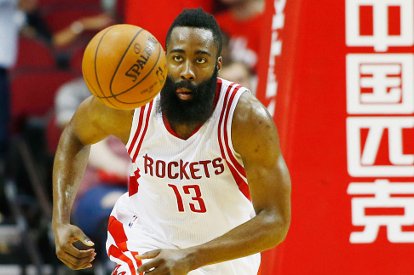 Houston Rockets - Josh Smith addresses the media post shootaround