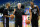 BERLIN - OCTOBER 7: Head Coach Gregg Popovich, Tony Parker  #9 and Boris Diaw #33 of the San Antonio Spurs talk during practice as part of the 2014 Global Games on October 7, 2014 at the O2 Arena in Berlin, Germany. NOTE TO USER: User expressly acknowledg