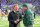 MINNEAPOLIS, MN - OCTOBER 15: NFL Commissioner Roger Goodell (L) and head coach Mike McCarthy of the Greenbay Packers talk during warmups on October 15, 2017 at US Bank Stadium in Minneapolis, Minnesota. (Photo by Adam Bettcher/Getty Images)