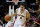 CLEVELAND, OH - DECEMBER 26:  Jose Calderon #8 of the Toronto Raptors drives to the basket against Kyrie Irving #2 of the Cleveland Cavaliers during the season opener at Quicken Loans Arena on December 26, 2011 in Cleveland, Ohio. NOTE TO USER: User expressly acknowledges and agrees that, by downloading and or using this photograph, User is consenting to the terms and conditions of the Getty Images License Agreement.  (Photo by Mike Lawrie/Getty Images)
