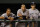 BALTIMORE, MD - APRIL 23:  Alex Rodriguez #13 of the New York Yankees (L) Derek Jeter #2 (C) and manager Joe Girardi #28 (R) look out from the dugout during the eighth inning of their 15-3 win over the Baltimore Orioles at Oriole Park at Camden Yards on April 23, 2011 in Baltimore, Maryland.  (Photo by Rob Carr/Getty Images)