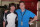 Andy relaxing with the world's greatest baller, after Cristiano Ronaldo of course