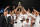 NEW YORK, NY - MARCH 29: The Stanford Cardinals are seen holding the championship trophy after defeating the Minnesota Golden Golphers in the NIT men's basketball championship at Madison Square Garden on March 29, 2012 in New York City.  (Photo by Jason Szenes/Getty Images)