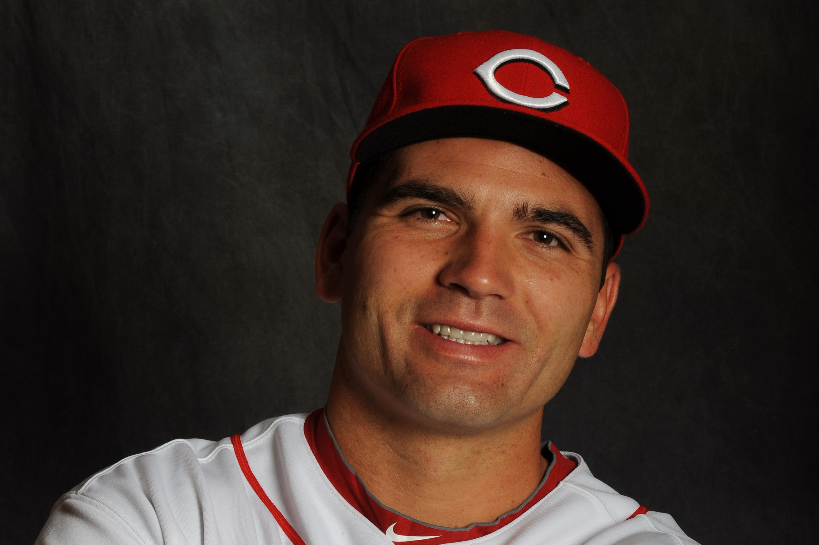 GOODYEAR, AZ - FEBRUARY 25: Joey Votto of the Cincinnati Reds poses for a portrait during a photo day at Goodyear Ballpark on February 25, 2012 in Goodyear, Arizona. (Photo by Rich Pilling/Getty Images)