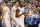 ATLANTA, GA - MARCH 25:  Anthony Davis #23, Eloy Vargas #30 and Michael Kidd-Gilchrist #14 of the Kentucky Wildcats celebrate their 82 to 70 win over the Baylor Bears during the 2012 NCAA Men's Basketball South Regional Final at the Georgia Dome on March 25, 2012 in Atlanta, Georgia.  (Photo by Kevin C. Cox/Getty Images)