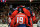 WASHINGTON, DC - DECEMBER 20:  Nicklas Backstrom #19 of the Washington Capitals celebrates with his teammates after scoring a game against the Nashville Predators during the first period at Verizon Center on December 20, 2011 in Washington, DC.  (Photo by Patrick McDermott/Getty Images)