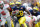 ANN ARBOR, MI - NOVEMBER 26:  Fitzgerald Toussaint #28 of the Michigan Wolverines gets in the open field during a fourth quarter run while playing the Ohio State Buckeyes of the Michigan Wolverines at Michigan Stadium on November 26, 2011 in Ann Arbor, Michigan. (Photo by Gregory Shamus/Getty Images)