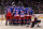 The N.Y. Rangers celebrate a 3-2 OT win over Washington in Game 5 of the Eastern Conference semifinals.