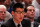 NEW YORK, NY - MAY 03:  Injured point guard Jeremy Lin #17 of the New York Knicks looks on from the bench against the Miami Heat in Game Three of the Eastern Conference Quarterfinals in the 2012 NBA Playoffs on May 3, 2012 at Madison Square Garden in New York City.  NOTE TO USER: User expressly acknowledges and agrees that, by downloading and or using this photograph, User is consenting to the terms and conditions of the Getty Images License Agreement.  (Photo by Jeff Zelevansky/Getty Images)