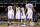 NEW ORLEANS, LA - APRIL 02:  Terrence Jones #3 and Doron Lamb #20 of the Kentucky Wildcats celebrate in the second half along with their teammates against the Kansas Jayhawks in the National Championship Game of the 2012 NCAA Division I Men's Basketball Tournament at the Mercedes-Benz Superdome on April 2, 2012 in New Orleans, Louisiana.  (Photo by Ronald Martinez/Getty Images)