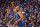 DALLAS, TX - MAY 03:  Derek Fisher #37 of the Oklahoma City Thunder celebrates a three point shot against the Dallas Mavericks during Game Three of the Western Conference Quarterfinal at American Airlines Center on May 3, 2012 in Dallas, Texas.  NOTE TO USER: User expressly acknowledges and agrees that, by downloading and or using this photograph, User is consenting to the terms and conditions of the Getty Images License Agreement.  (Photo by Ronald Martinez/Getty Images)