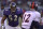 31 Dec 2000: Ray Lewis #52 of the Baltimore Ravens eyes up Gus Ferotte #12 of the Denver Broncos in the AFC Wildcard playoff game at PSINet Stadium in Baltimore, Maryland. The Ravens won 21-3. DIGITAL IMAGE Mandatory Credit: Doug Pensinger/ALLSPORT