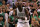 BOSTON, MA - JUNE 01:  Kevin Garnett #5 of the Boston Celtics reacts in the second half against the Miami Heat in Game Three of the Eastern Conference Finals in the 2012 NBA Playoffs on June 1, 2012 at TD Garden in Boston, Massachusetts.  NOTE TO USER: User expressly acknowledges and agrees that, by downloading and or using this photograph, User is consenting to the terms and conditions of the Getty Images License Agreement.  (Photo by Jim Rogash/Getty Images)