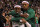 BOSTON, MA - JUNE 03:  Rajon Rondo #9 and Paul Pierce #34 of the Boston Celtics celebrate after they won 93-91 in overtime against the Miami Heat in Game Four of the Eastern Conference Finals in the 2012 NBA Playoffs on June 3, 2012 at TD Garden in Boston, Massachusetts. NOTE TO USER: User expressly acknowledges and agrees that, by downloading and or using this photograph, User is consenting to the terms and conditions of the Getty Images License Agreement.  (Photo by Jim Rogash/Getty Images)