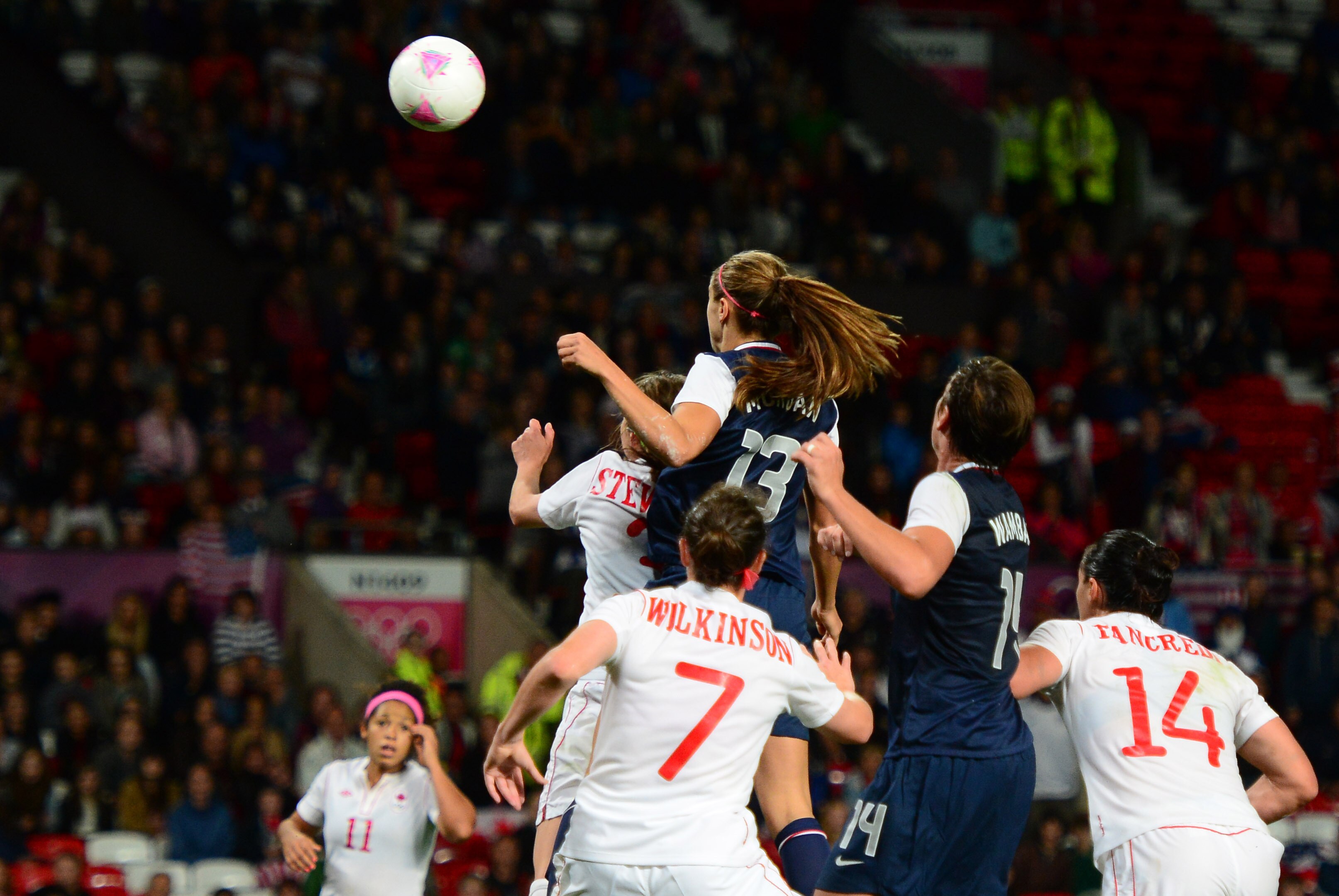 Alex Morgan scores the game-winner of an epic battle.