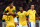 MANCHESTER, ENGLAND - AUGUST 07:  Neymar of Brazil and Marcelo #6 celebrate the goal by Leandro Damiao #9 while Alex Sandro looks on during the Men's Football Semi Final match between Korea and Brazil, on Day 11 of the London 2012 Olympic Games at Old Trafford on August 7, 2012 in Manchester, England. (Photo by Stanley Chou/Getty Images)