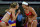 LONDON, ENGLAND - AUGUST 08:  Kerri Walsh Jennings (L) and Misty May-Treanor of the United States celebrates winning the Gold medal in the Women's Beach Volleyball Gold medal match against the United States on Day 12 of the London 2012 Olympic Games at the Horse Guard's Parade on August 8, 2012 in London, England.  (Photo by Cameron Spencer/Getty Images)