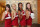 Jul 23, 2012; Dallas, TX, USA; Oklahoma Sooners cheerleaders pose for a photo during Big 12 Media Day at the Westin Galleria.  Mandatory Credit: Kevin Jairaj-US PRESSWIRE