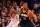 Mar. 16, 2012; New York, NY, USA; New York Knicks power forward Amare Stoudemire (1) defends Indiana Pacers power forward David West (21) during the first half at Madison Square Garden.  Mandatory Credit: Debby Wong-US PRESSWIRE