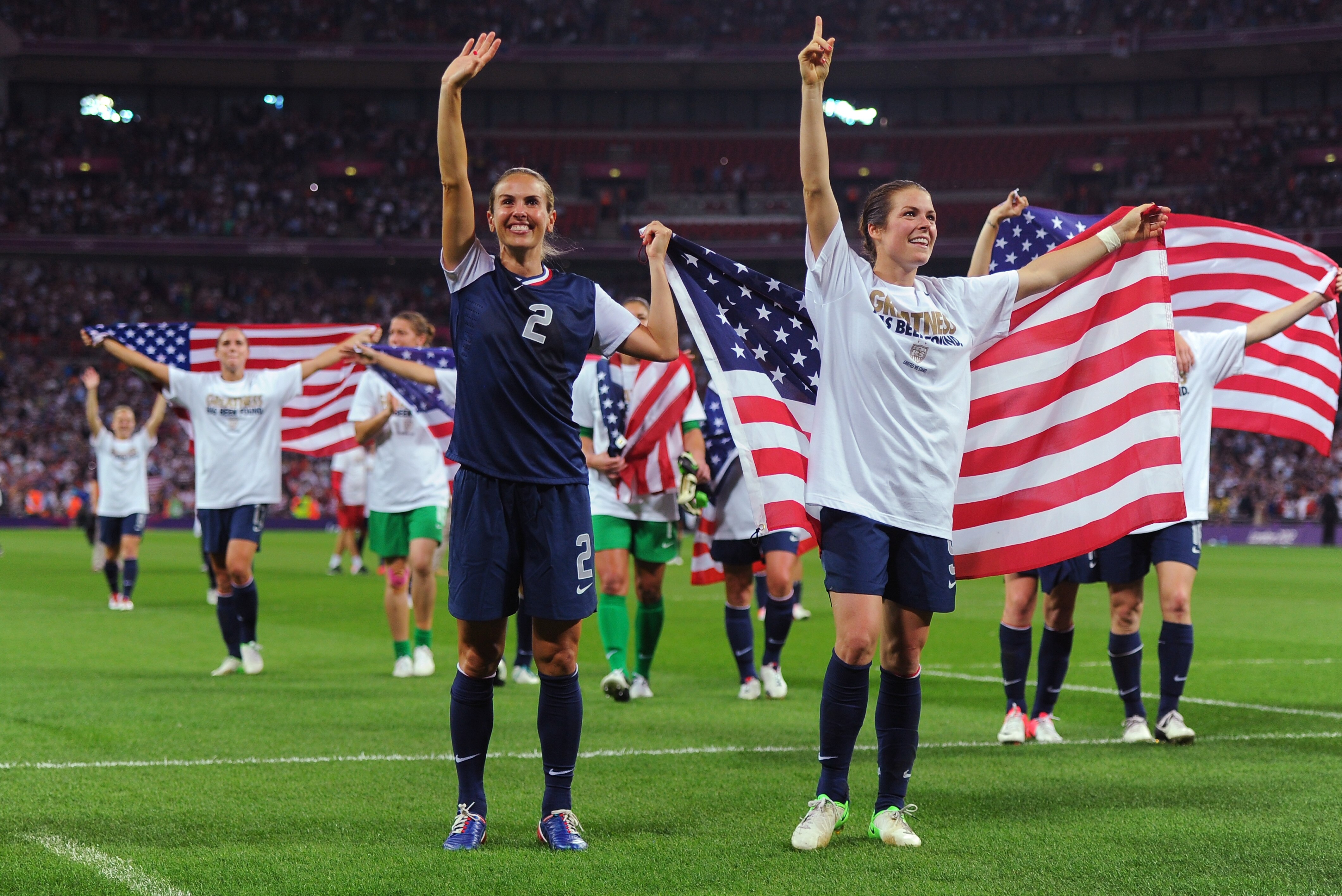 The U.S. women's soccer team took home the gold at the 2012 Summer Olympic Games in London