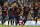 MADRID, SPAIN - AUGUST 29:  Lionel Messi of FC Barcelona (2nd L) celebrates with his teammates after scoring his team's first goal during the Super Cup second leg match betwen Real Madrid and FC Barcelona at Estadio Santiago Bernabeu on August 29, 2012 in Madrid, Spain.  (Photo by David Ramos/Getty Images)