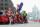 LONDON, ENGLAND - APRIL 17:  Mary Keitany of Kenya, Liliya Shobukhova of Russia and Edna Kiplagat of Kenya run over Tower Bridge during the Virgin London Marathon 2011 on April 17, 2011 in London, England.  (Photo by Dean Mouhtaropoulos/Getty Images)