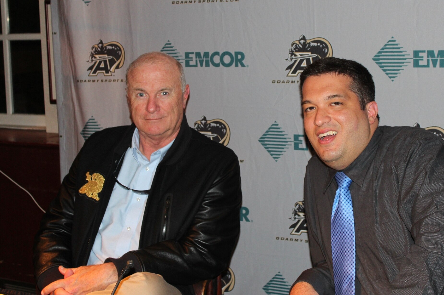 Army Head Coach Rich Ellerson talks recruiting with broadcaster Rich DeMarco (K.Kraetzer