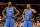 November 16, 2012; New Orleans, LA, USA; Oklahoma City Thunder small forward Kevin Durant (35) and point guard Russell Westbrook (0) against the New Orleans Hornets during the second half of a game at the New Orleans Arena. The Thunder defeated the Hornets 110-95. Mandatory Credit: Derick E. Hingle-USA TODAY Sports