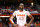SYRACUSE, NY - DECEMBER 3: James Southerland #43 of the Syracuse Orange smiles as he stands on the court in between plays during the game against the Eastern Michigan Eagles at the Carrier Dome on December 3, 2012 in Syracuse, New York. (Photo by Nate Shron/Getty Images)