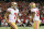 ATLANTA, GA - JANUARY 20:  Quarterback Colin Kaepernick #7 and wide receiver Randy Moss #84 of the San Francisco 49ers celebrate after Kaepernick throws a touchdown pass to tight end Vernon Davis #85 in the second quarter against the Atlanta Falcons in the NFC Championship game at the Georgia Dome on January 20, 2013 in Atlanta, Georgia.  (Photo by Kevin C. Cox/Getty Images)