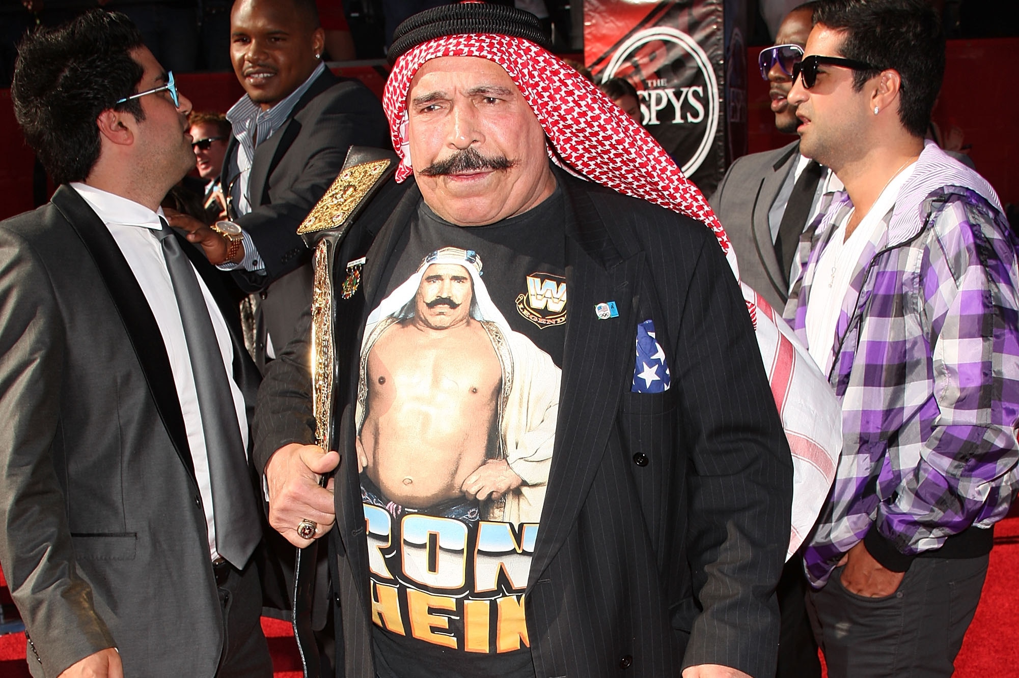 LOS ANGELES, CA - JULY 15:  The Iron Sheik arrives at the 2009 ESPY Awards held at Nokia Theatre LA Live on July 15, 2009 in Los Angeles, California. The 17th annual ESPYs will air on Sunday, July 19 at 9PM ET on ESPN.  (Photo by Jason Merritt/Getty Images)
