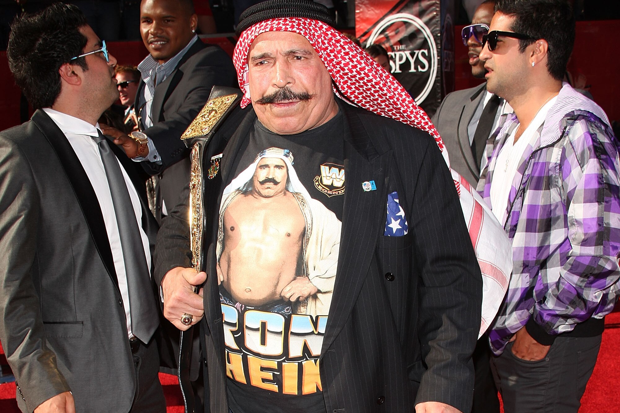LOS ANGELES, CA - JULY 15:  The Iron Sheik arrives at the 2009 ESPY Awards held at Nokia Theatre LA Live on July 15, 2009 in Los Angeles, California. The 17th annual ESPYs will air on Sunday, July 19 at 9PM ET on ESPN.  (Photo by Jason Merritt/Getty Images)