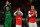 LONDON, ENGLAND - NOVEMBER 21: Wojciech Szczesny, Jack Wilshere and Thomas Vermaelen of Arsenal applaud the fans after the UEFA Champions League group B match between Arsenal FC and Montpellier Herault SC at Emirates Stadium on November 21, 2012 in London, England.  (Photo by Mike Hewitt/Getty Images)