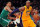 February 20, 2013; Los Angeles, CA, USA; Los Angeles Lakers shooting guard Kobe Bryant (24) moves to the basket against the Boston Celtics during the second half at Staples Center. Mandatory Credit: Gary A. Vasquez-USA TODAY Sports