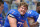 Apr 28, 2012; Lawrence, KS, USA; Kansas Jayhawks offensive lineman Tanner Hawkinson (72) on the sidelines in the first half of the Spring Game at Memorial Stadium. Mandatory Credit: John Rieger-USA TODAY Sports